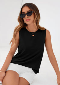 PRETTYGARDEN Womens Summer Tops Spring Fashion Sleeveless Tank Tops Casual Loose Fit Shirts Beach Vacation Clothes PRETTYGARDEN
