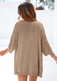 PRETTYGARDEN Summer Cardigan Sweaters for Women Lightweight  Short Sleeve Knit Coverup Spring Beach Vacation Clothes PRETTYGARDEN