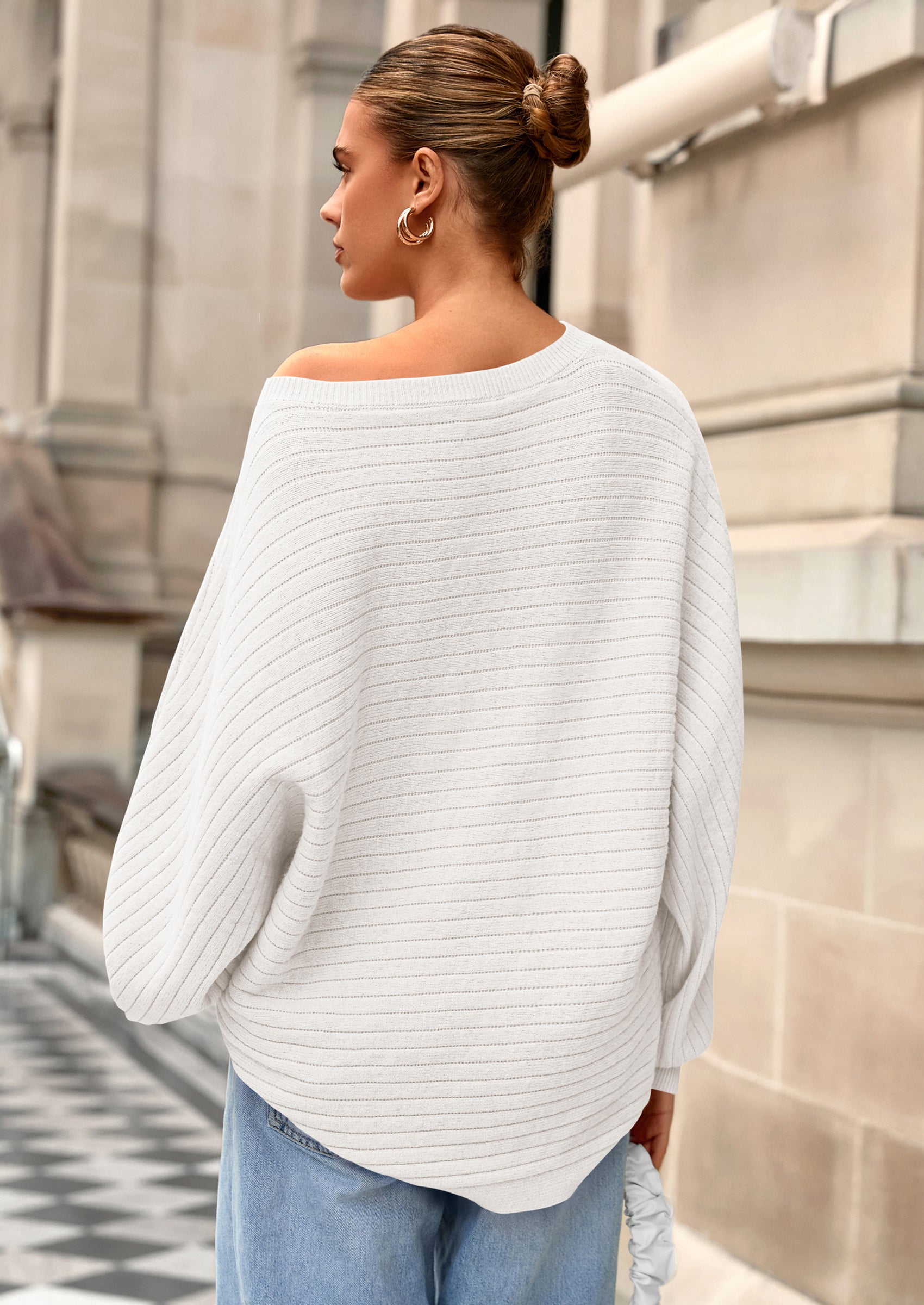 PRETTYGARDEN Fall Sweaters for Women Oversized Boat Neck Pullover Long Sleeve Knit Tops Cozy Winter Fashion Clothing