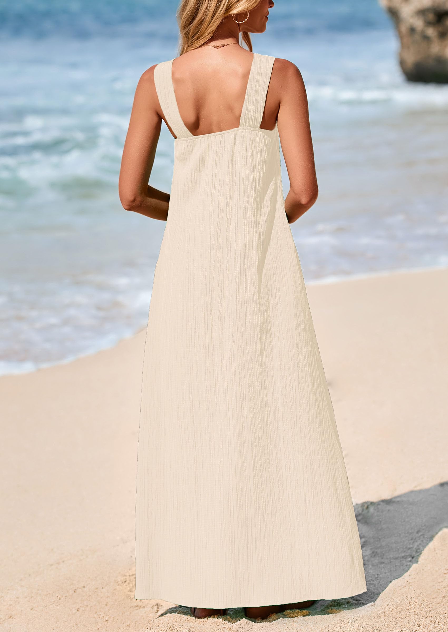 PRETTYGARDEN Womens Casual Long Summer Dresses Sleeveless Strappy Loos PRETTYGARDEN Womens Casual Long Summer Dresses Sleeveless Strappy Loos