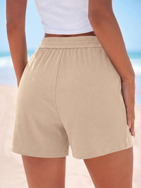 PRETTYGARDEN Flowy Summer Shorts for Women High Waisted Wide Leg Knitted Wide Leg Soft Pajama Shorts Women Vacation Outfits PRETTYGARDEN