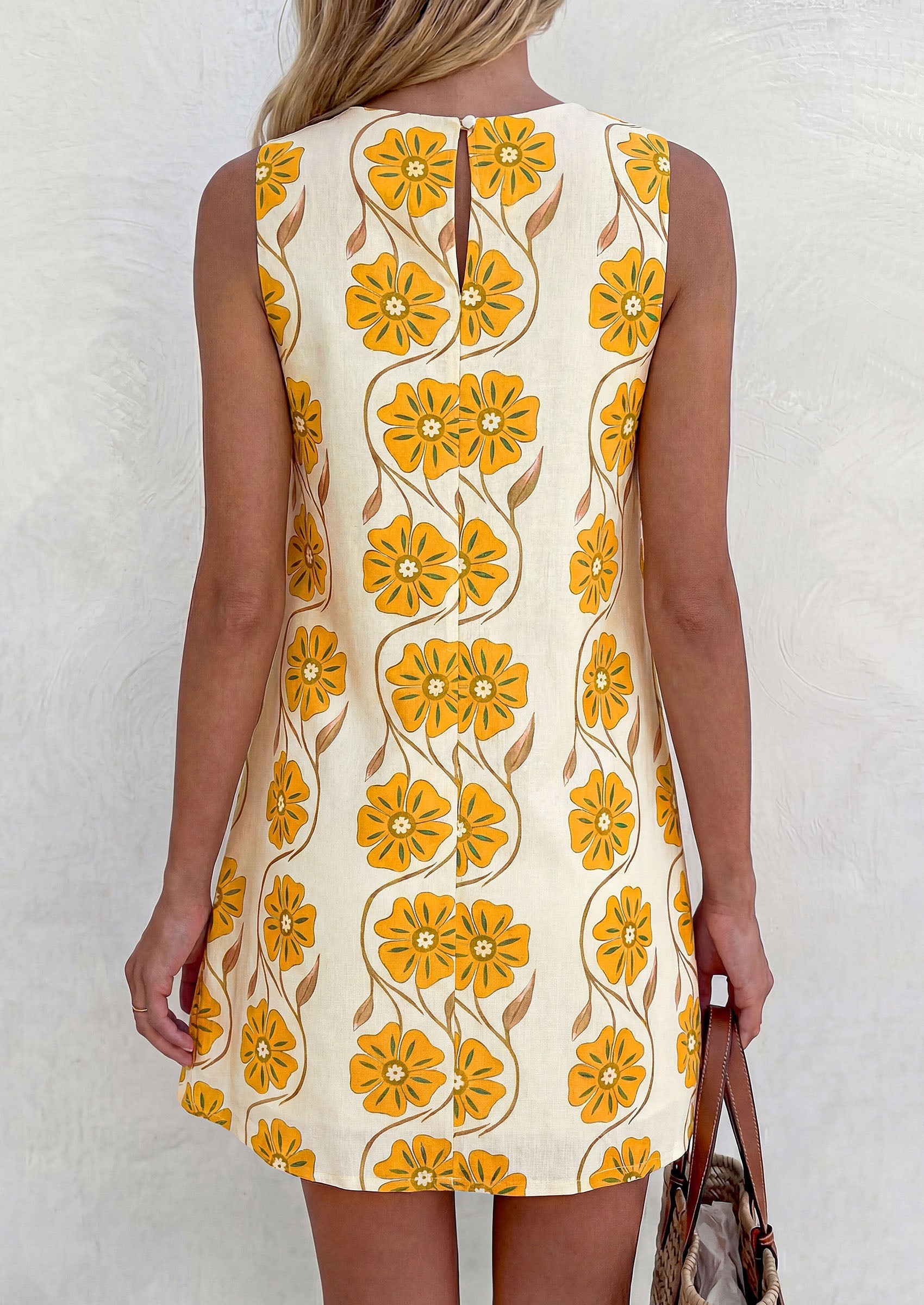 PRETTYGARDEN Sundresses for Women 2026 Summer Elegant Floral A Line Short Party Dress Beach Vacation Clothes PRETTYGARDEN