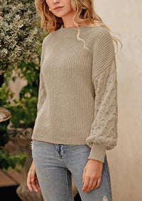 PRETTYGARDEN Women's Fall Pullover Sweater Casual Long Sleeve Loose Chunky Knit Tops Blouse Winter Fashion Clothing