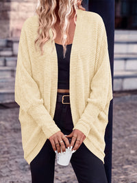 PRETTYGARDEN Batwing Long Sleeve Lightweight Cardigan Sweaters for Women | Batwing Sleeve Long Cardigans, Loose Fit Soft Ribbed Knit Light Weight Sweater, Early Fall Fashion Streetwear, Travel Outfits