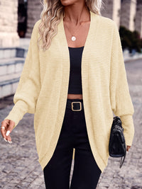 PRETTYGARDEN Batwing Long Sleeve Lightweight Cardigan Sweaters for Women | Batwing Sleeve Long Cardigans, Loose Fit Soft Ribbed Knit Light Weight Sweater, Early Fall Fashion Streetwear, Travel Outfits