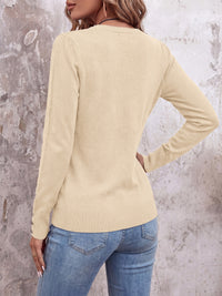 PRETTYGARDEN Womens Sweaters Long Sleeve Lightweight Knit Pullover Tops Crewneck Button Cuff Dressy Casual Fall Outfits 2026
