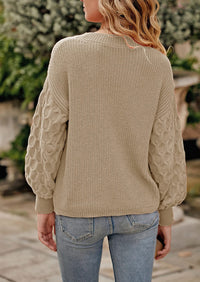 PRETTYGARDEN Women's Fall Pullover Sweater Casual Long Sleeve Loose Chunky Knit Tops Blouse Winter Fashion Clothing