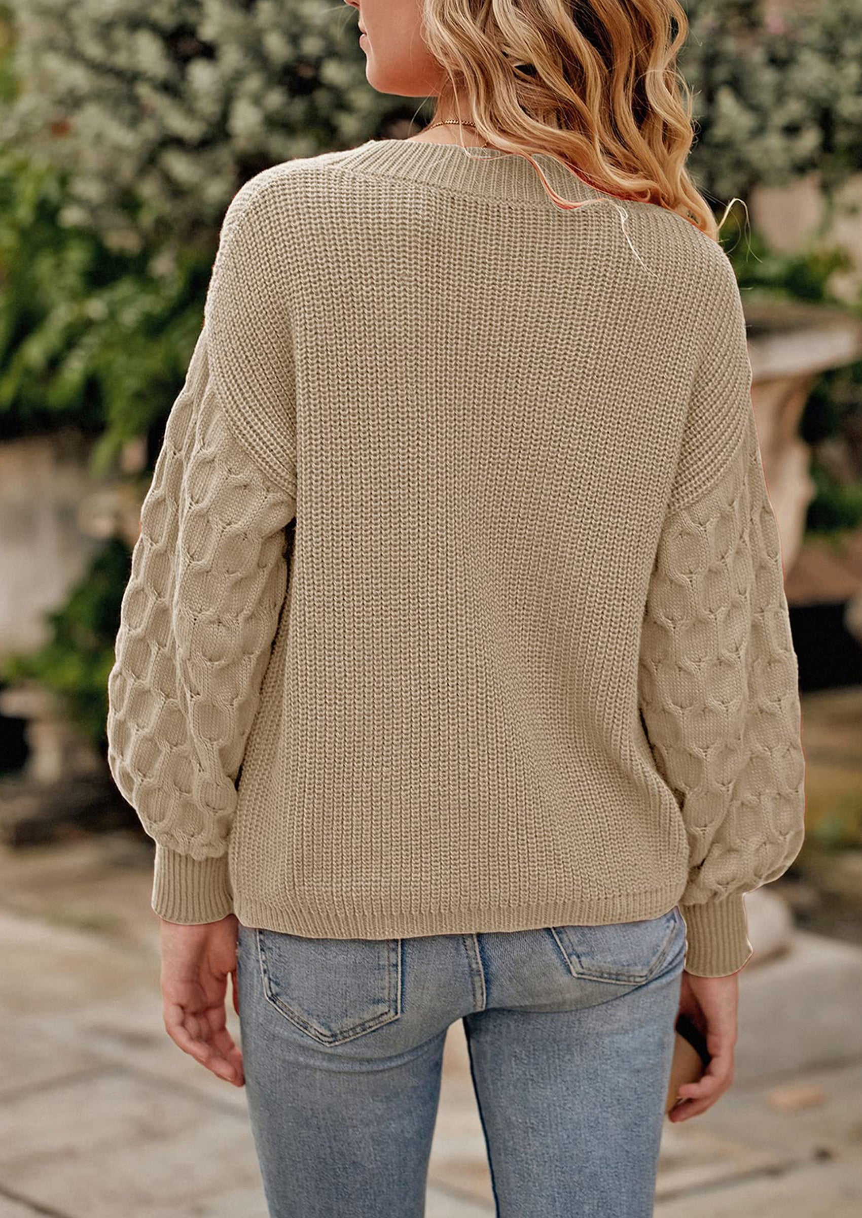 PRETTYGARDEN Women's Fall Pullover Sweater Casual Long Sleeve Loose Chunky Knit Tops Blouse Winter Fashion Clothing