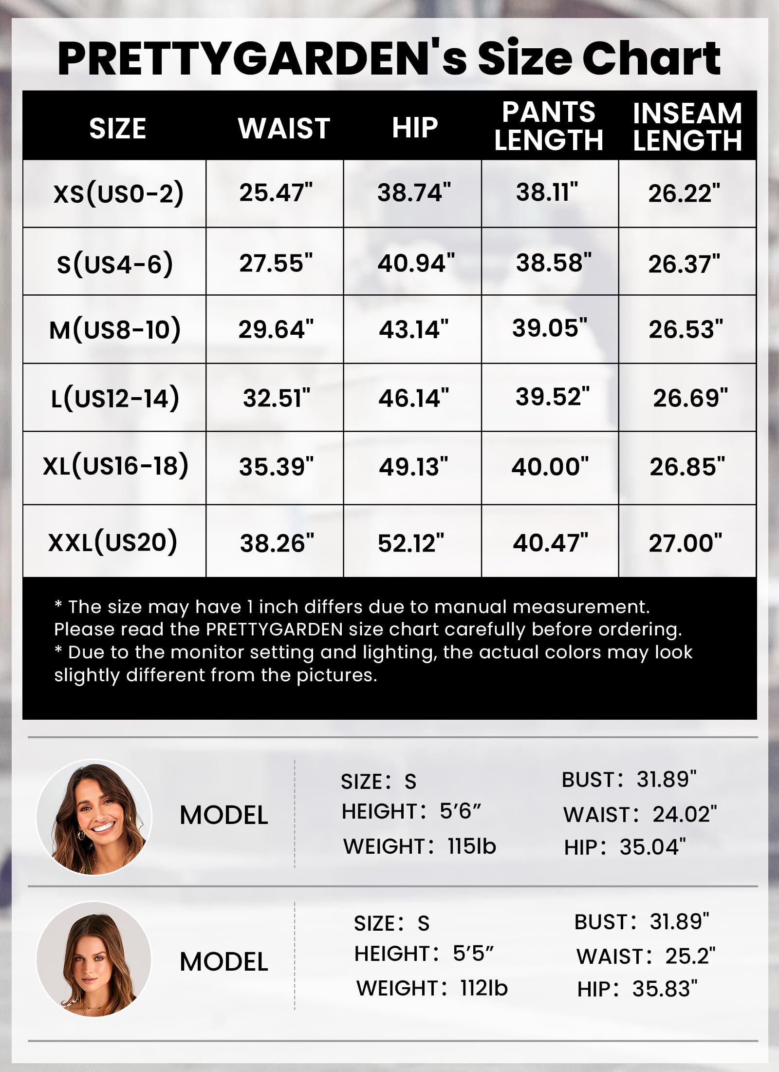 PRETTYGARDEN Womens Dress Pants Business Casual Trendy High Waisted Ankle Length Dressy Trousers Slacks Work Clothes