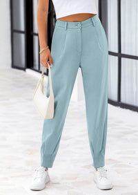 PRETTYGARDEN Womens Dress Pants Business Casual Trendy High Waisted Ankle Length Dressy Trousers Slacks Work Clothes