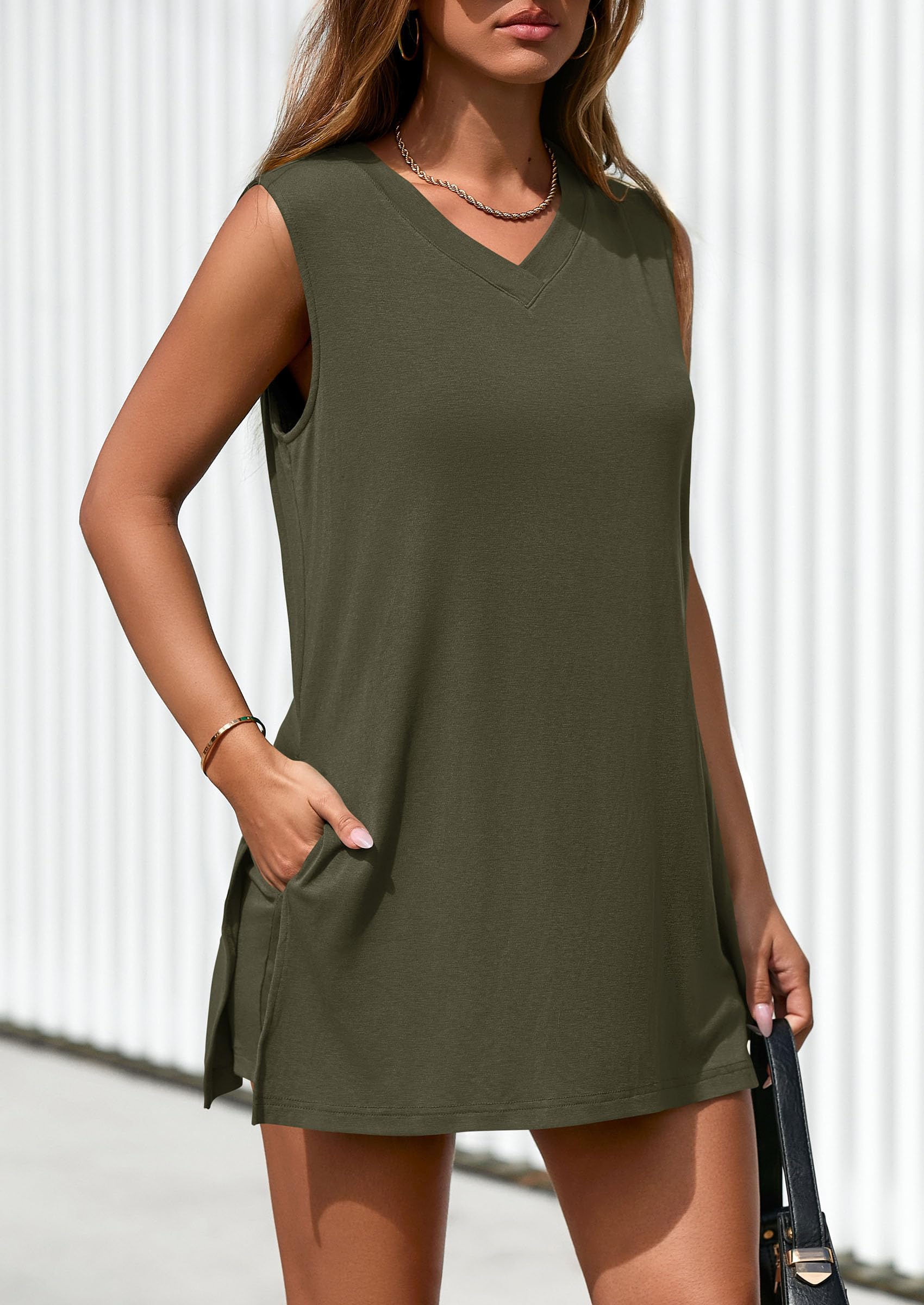 PRETTYGARDEN Women's Two Piece Lounge Set Summer Casual Oversized Shirts Biker Shorts Matching Airport Travel Outfit