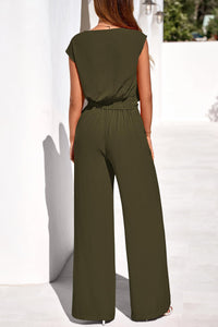 PRETTYGARDEN Women 2 Piece Lounge Sets Casual Summer Outfits Cap Sleeve Strappy Crop Tops Wide Leg Pant Tracksuit PRETTYGARDEN