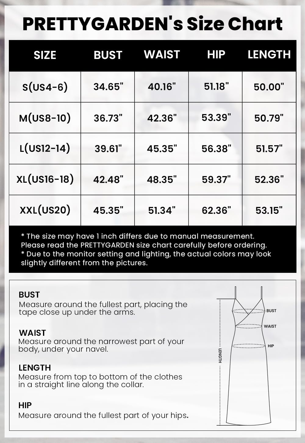 PRETTYGARDEN Women's Flowy Maxi Dress Summer Sleeveless V Neck Spaghetti Strap Elegant Wedding Party Dresses