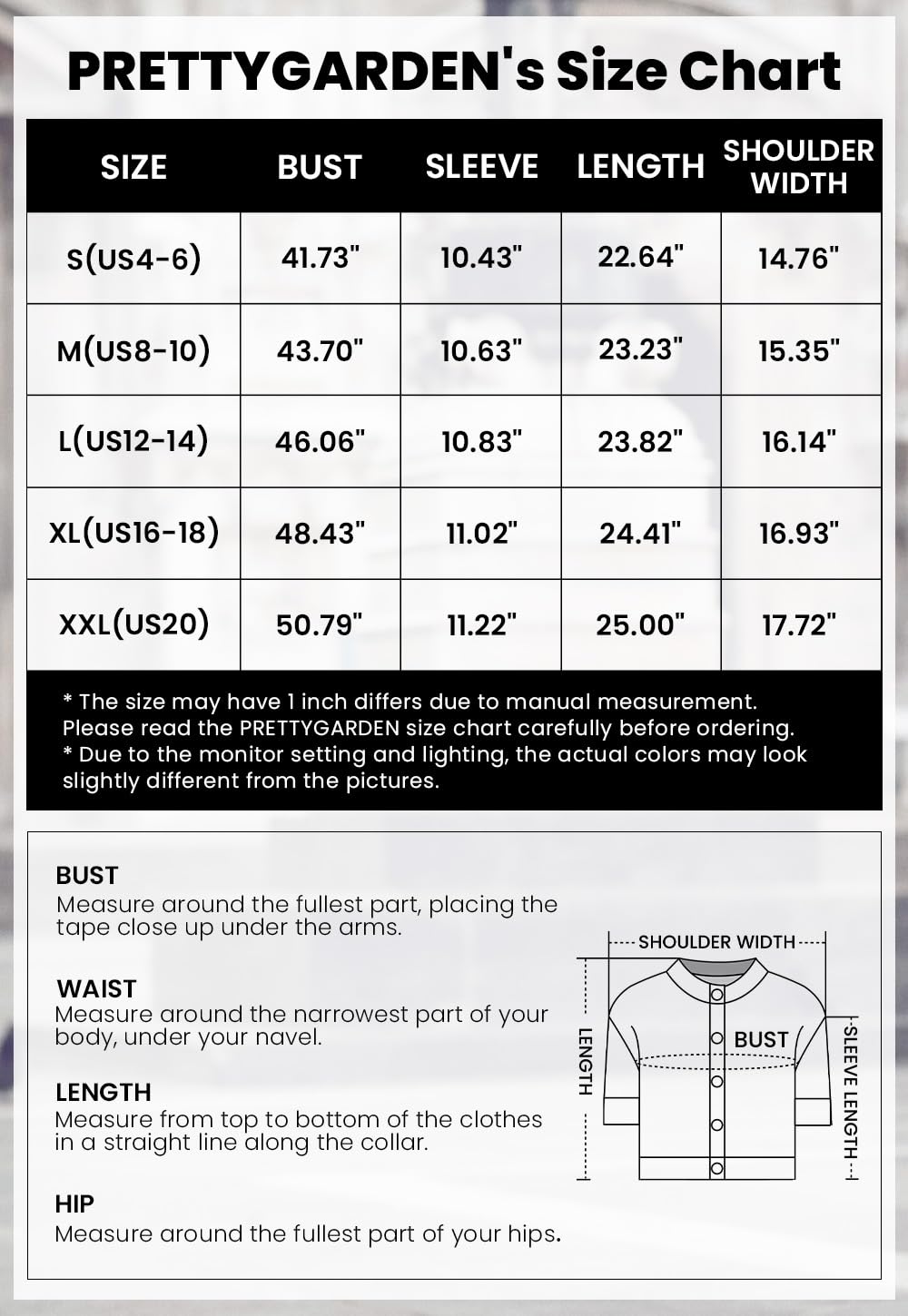 PRETTYGARDEN Women's Summer Button Down Shirts Casual Short Sleeve Crew Neck Ribbed Knit Blouse Top Cardigans