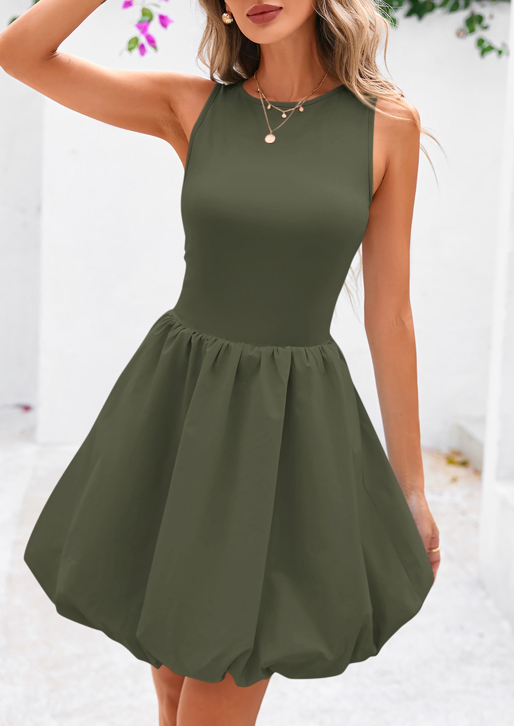 PRETTYGARDEN Summer Dresses for Women Casual Sleeveless Tank Mini Shor PRETTYGARDEN Summer Dresses for Women Casual Sleeveless Tank Mini Shor