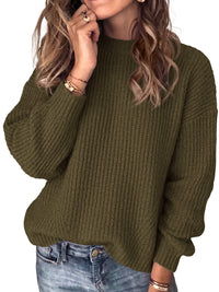 PRETTYGARDEN Women's Crewneck Oversized Sweaters Chunky Knit Long Sleeve Casual Loose Pullover Tops 2026 Trendy Fall Clothes