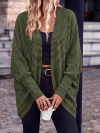 PRETTYGARDEN Batwing Long Sleeve Lightweight Cardigan Sweaters for Women | Batwing Sleeve Long Cardigans, Loose Fit Soft Ribbed Knit Light Weight Sweater, Early Fall Fashion Streetwear, Travel Outfits