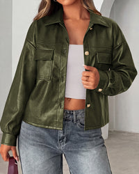 PRETTYGADEN Women's Faux Leather Jacket Fall Fashion Button Down Winter Coats Motorcycle Bomber Jackets Outerwear 2026