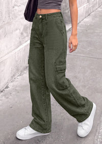 PRETTYGARDEN Barrel Pants Women Wide Leg Baggy Denim Jeans  Relaxed Fit,Utility Pockets,Loose Streetwear,Boyfriend Style,Y2K Outfits,Fashion Cargo Pants,Fall Clothes