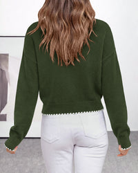 PRETTYGARDEN Casual Long Sleeve Strappy Sweaters for Women