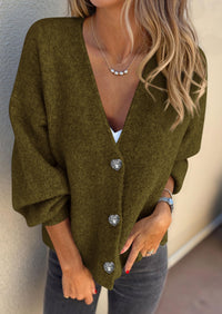 PRETTYGARDEN Cardigan Sweaters for Women Trendy Fall Long Sleeve Button Down Oversized Chunky Knit Sweater Outerwear