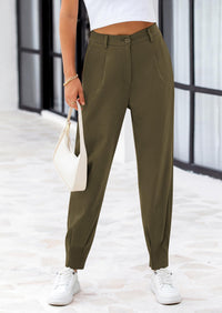 PRETTYGARDEN Womens Dress Pants Business Casual Trendy High Waisted Ankle Length Dressy Trousers Slacks Work Clothes