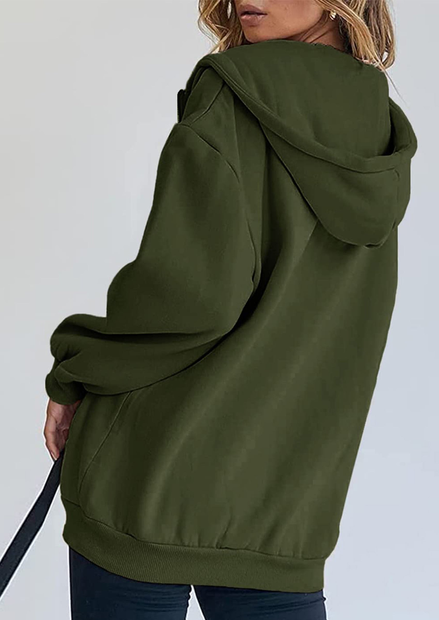 PRETTYGARDEN Women's Zip Up Y2K Hoodies Casual Long Sleeve Sweatshirts Fall Spring Track Jackets with Pockets