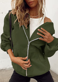 PRETTYGARDEN Women's Zip Up Y2K Hoodies Casual Long Sleeve Sweatshirts Fall Spring Track Jackets with Pockets