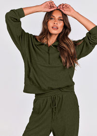 PRETTYGARDEN Women's Fall 2 Piece Lounge Sets Zip Up Sweatshirt Jogger Pants Sweat Track Suits Travel Outfit Winter Clothing