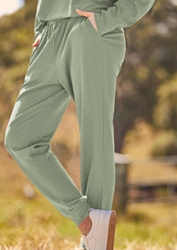 PRETTYGARDEN Women's Fall 2 Piece Lounge Set Long Sleeve Tops Ribbed Pants Spring Matching Sweatsuit Travel Outfits Clothes