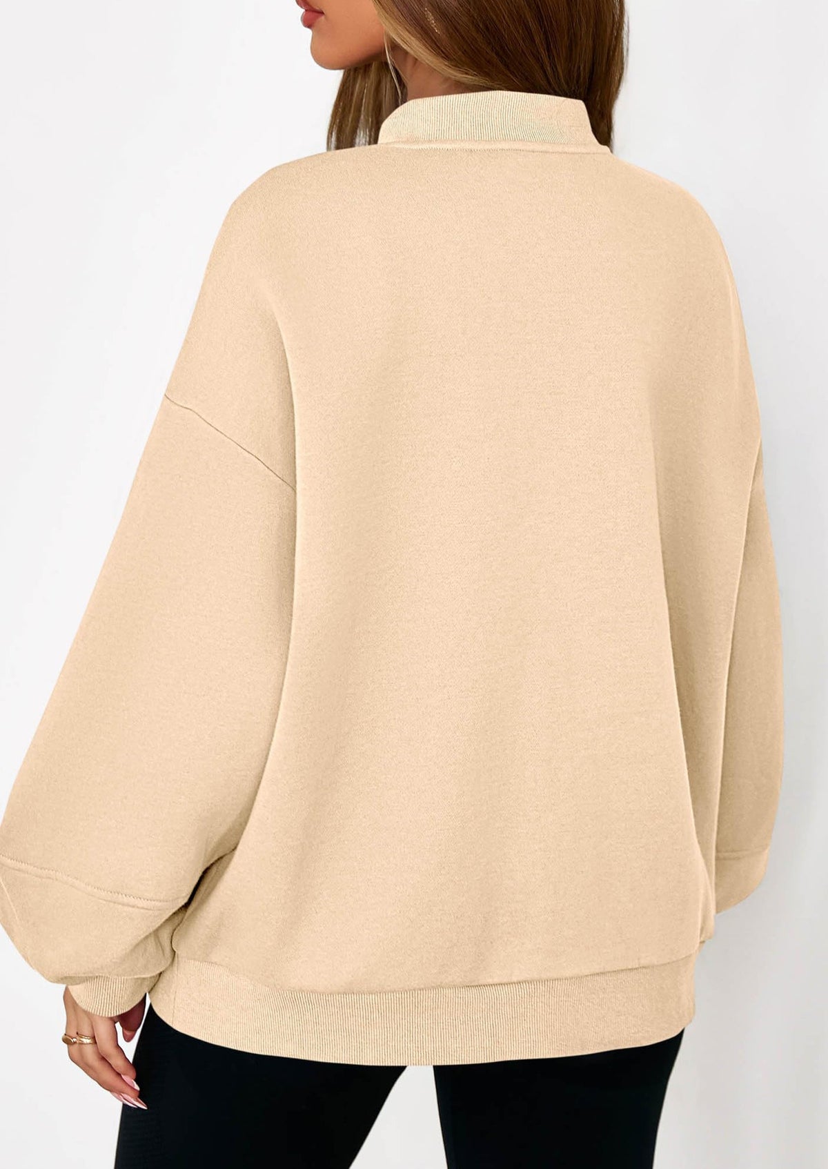 KIRUNDO Oversized Sweatshirt for Women Zip Up Bomber Jacket Fall Fashion Casual Long Sleeve Outerwear Winter Outfits PRETTYGARDEN