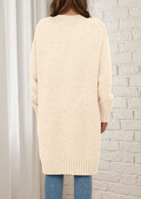 PRETTYGARDEN Fall Long Sleeve Cardigan Sweaters for Women Trendy Winter Open Front Loose Knitted Cardigans with Pockets