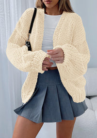 PRETTYGARDEN Cardigan Sweaters for Women Trendy Fall Fashion Long Sleeve Chunky Knit Cardigans Winter Clothing Outfits