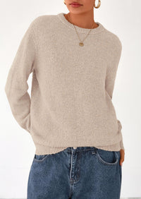 PRETTYGARDEN Womens Sweaters Fall Fashion Casual Crewneck Pullover Button Long Sleeve Cute Knit Tops Winter Clothes