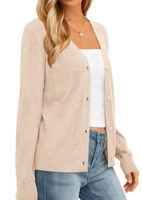 PRETTYGARDEN Women's Soft Winter Cardigan Sweaters Lightweight Knit Button Up Shrug Fall Sweater Tops PRETTYGARDEN