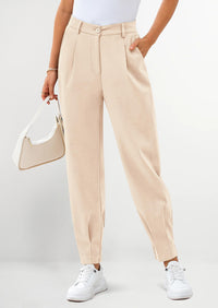 PRETTYGARDEN Womens Dress Pants Business Casual Trendy High Waisted Ankle Length Dressy Trousers Slacks Work Clothes