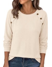 PRETTYGARDEN Long Sleeve Shirts for Women Waffle Knit Tops Fall Fashion 2026 Dressy Casual Loose Tunic Blouse Winter Clothing