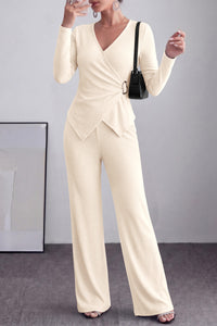 PRETTYGARDEN Women Fall 2 Piece LoungeWear Pant Sets