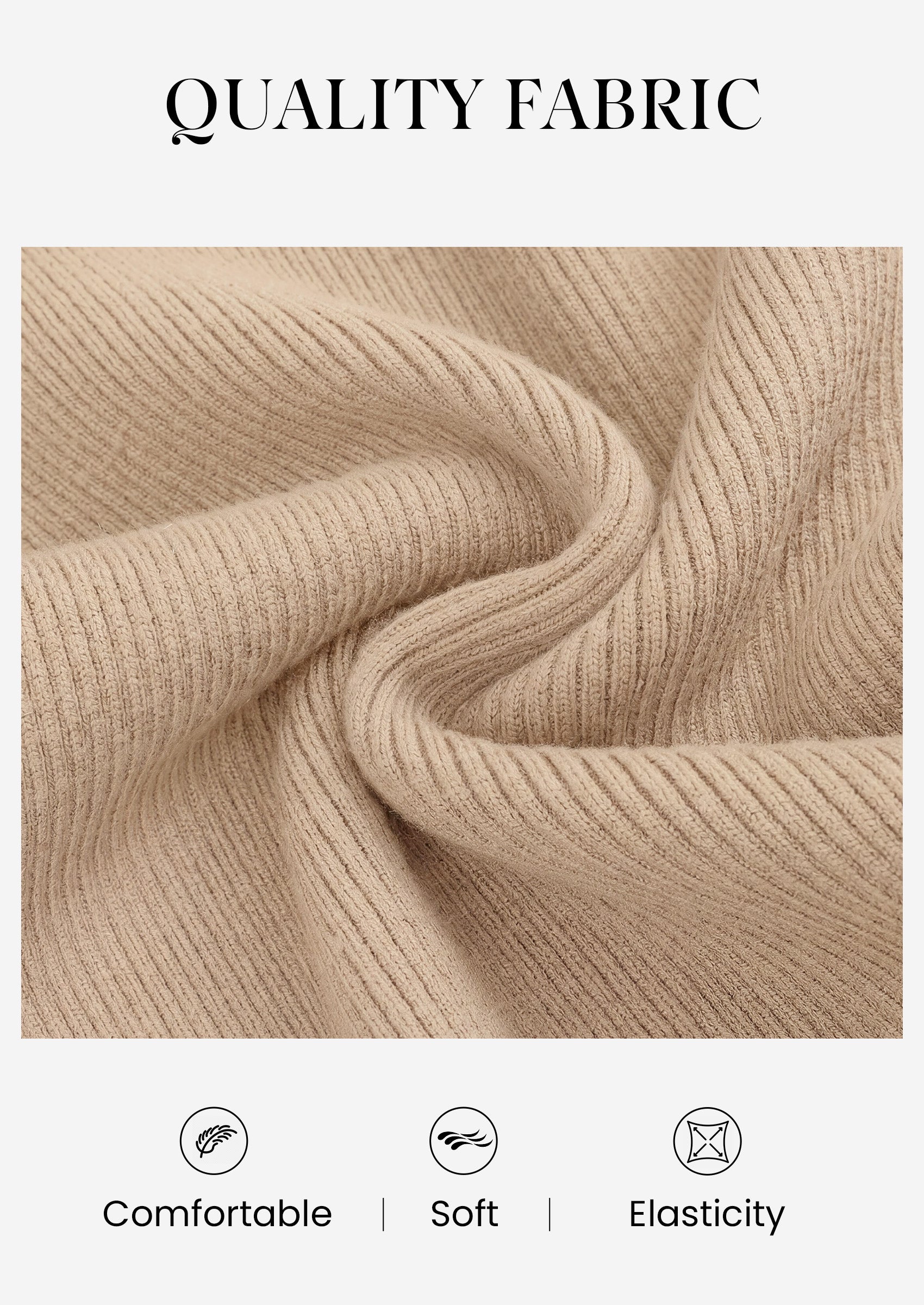 PRETTYGARDEN Womens Long Sleeve Bodycon Sweater Dress  Stretchy Ribbed Knit,Fringe Trim Cuffs & Hem,Slim Fit Crewneck,Date Night Outfits,Fall Winter Wedding Guest Cocktail Dresses