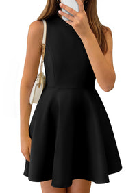 PRETTYGARDEN A Line Dresses for Women Elegant Classy Sleeveless Summer Short Tank Cocktail Party Spring Mini Dress PRETTYGARDEN