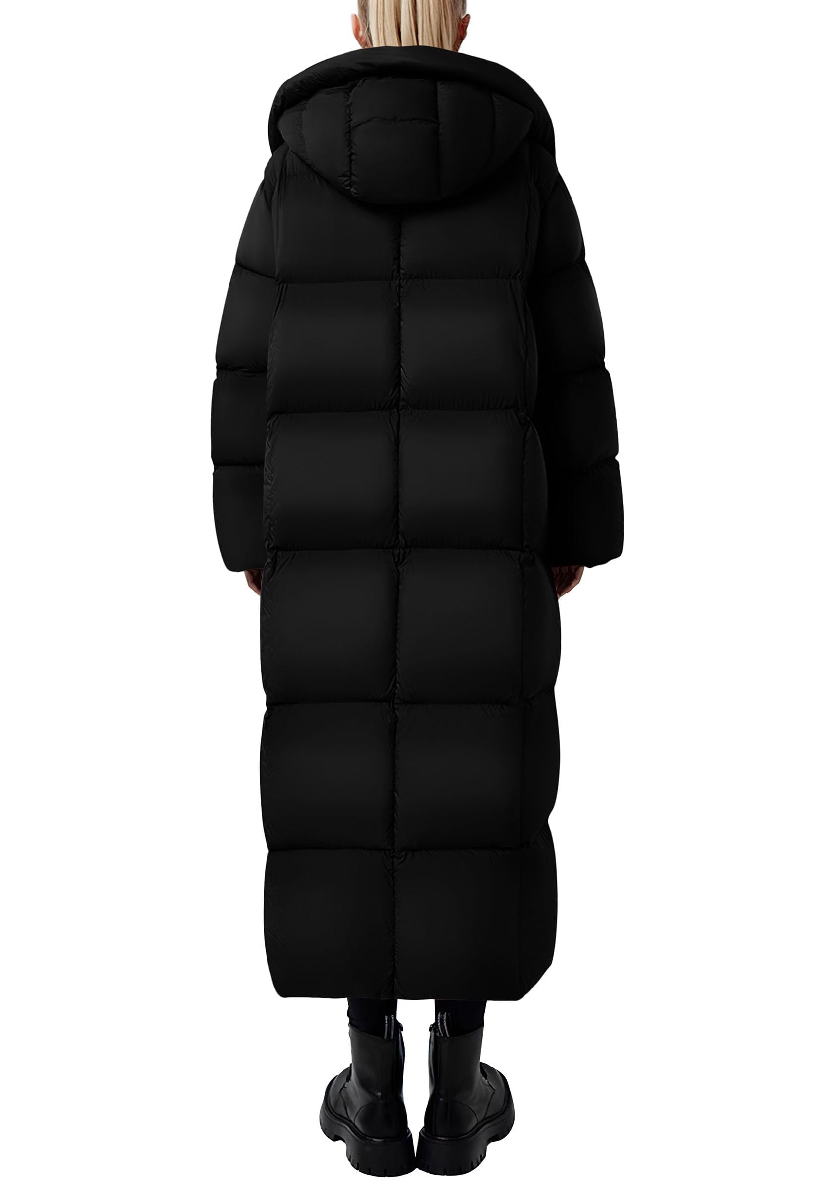 PRETTYGARDEN Women's Winter Long Puffer Coats Hooded Zip Up Casual Thickened Down Jackets Trendy Warm Clothes Outerwear