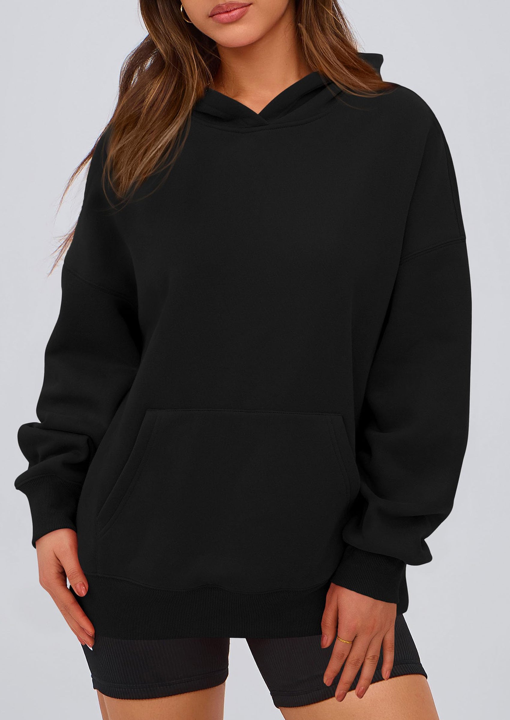 PRETTYGARDEN Womens Oversized Hoodies Fleece Hooded Sweatshirts Long Sleeve Pullover Tops Fall Outfits Winter Clothes