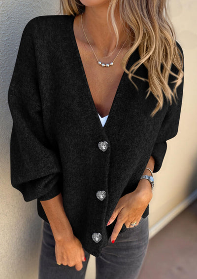 PRETTYGARDEN Cardigan Sweaters for Women Trendy Fall Long Sleeve Button Down Oversized Chunky Knit Sweater Outerwear