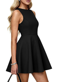 PRETTYGARDEN A Line Dresses for Women Elegant Classy Sleeveless Summer Short Tank Cocktail Party Spring Mini Dress PRETTYGARDEN