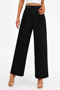 Women's Wide Leg Pants Dressy High Waisted Business Casual Work Office Suit Palazzo Pant Trousers