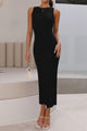 Women's 2025 Summer Casual Maxi Dresses Ribbed Knit Sleeveless Bodycon Long Elegant Party Going Out Sundress