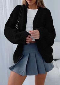 PRETTYGARDEN Cardigan Sweaters for Women Trendy Fall Fashion Long Sleeve Chunky Knit Cardigans Winter Clothing Outfits