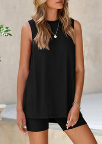 PRETTYGARDEN 2 Piece Sets for Women Summer Matching Lounge Shorts Set Resort Airport Travel Loungewear Outfits Clothing