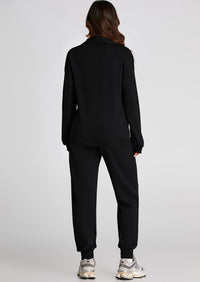 PRETTYGARDEN Long Sleeve Half Zip Sweatsuits Women 2 Piece Outfit Spring Casual Sweatshirt Sweatpants Lounge Set Tracksuit
