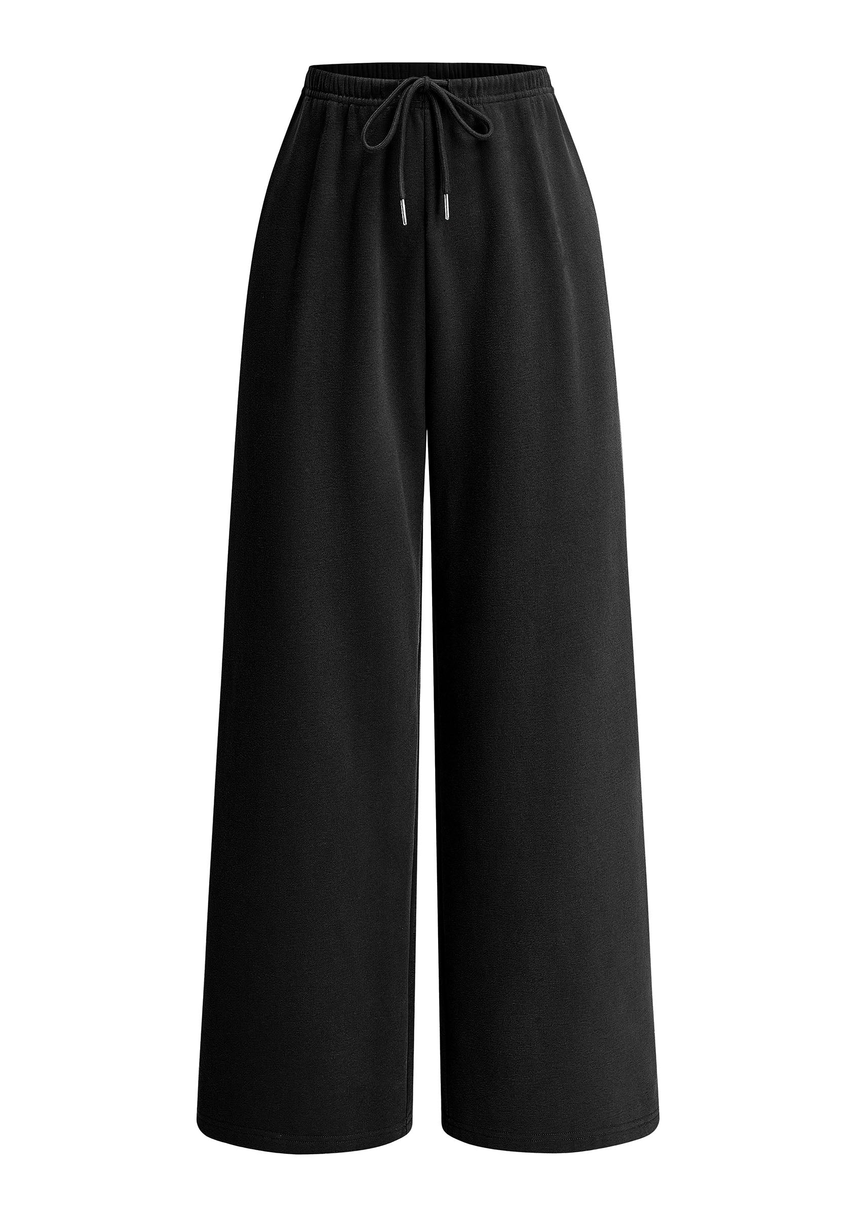 PRETTYGARDEN Womens Wide Leg Sweatpants Fleece Lounge Pants | Elastic Drawstring Waist,Baggy Jogger Yoga Sweat pants,Pockets,Fall Winter Clothes,Loose Daily Casual & Loungewear Trousers